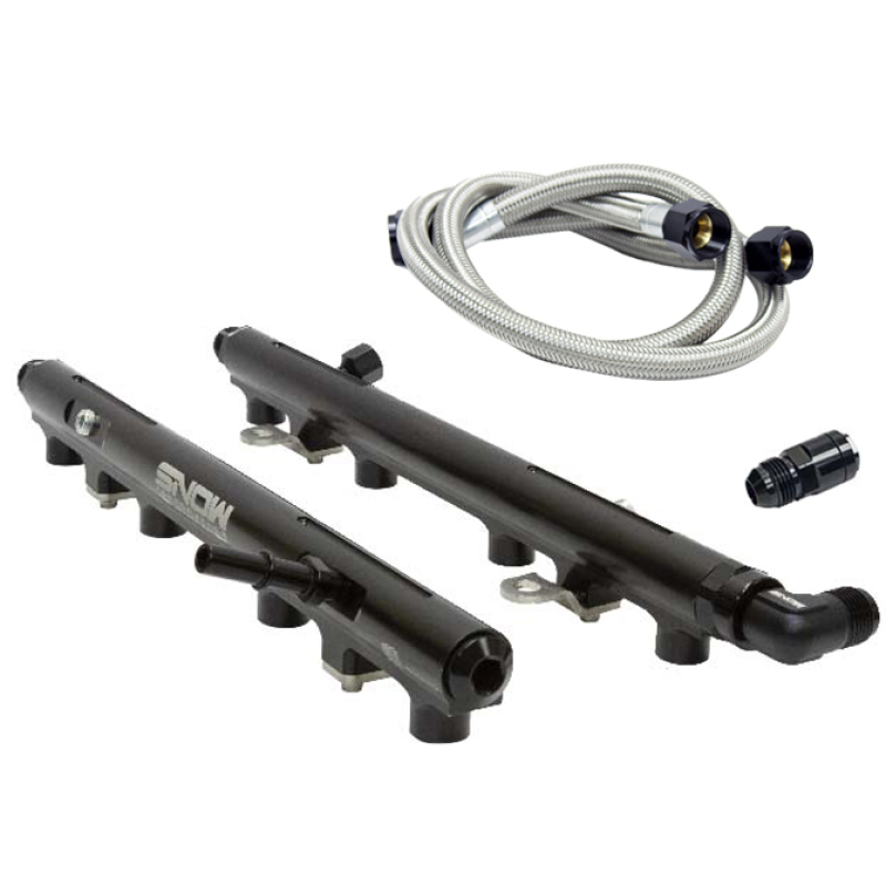 Ford F-150 Fuel Rail Kit - Snow Performance - Billet - Black - `18-`27